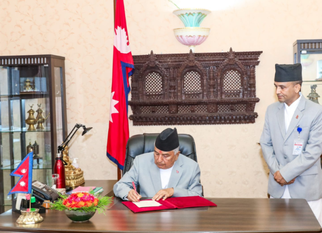 संसद् छलेर अध्यादेश ल्याउने बालेन सरकारको निर्णय, राष्ट्रपतिसमक्ष सिफारिस