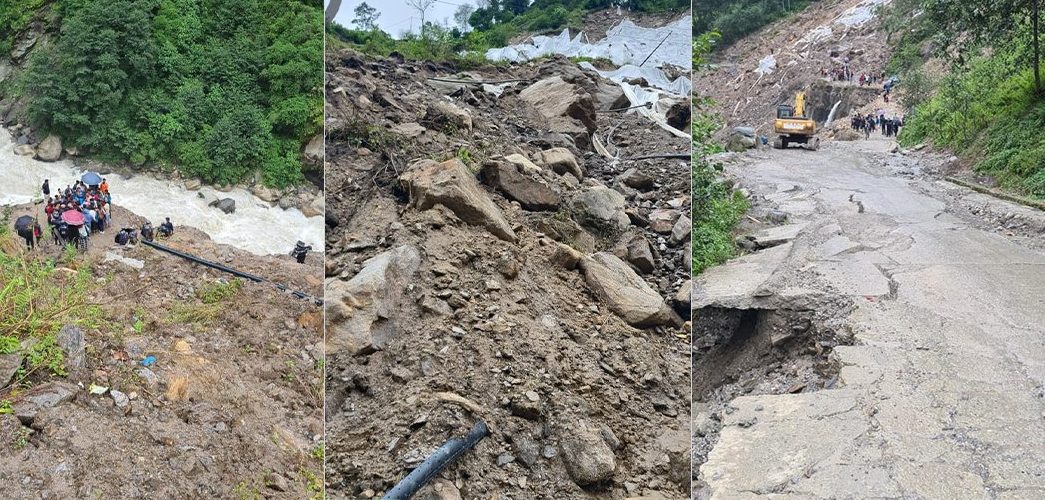 अरनिको राजमार्ग तत्काल मर्मत गरी खुलाइने, सडक विभागको टोली फिल्डमा