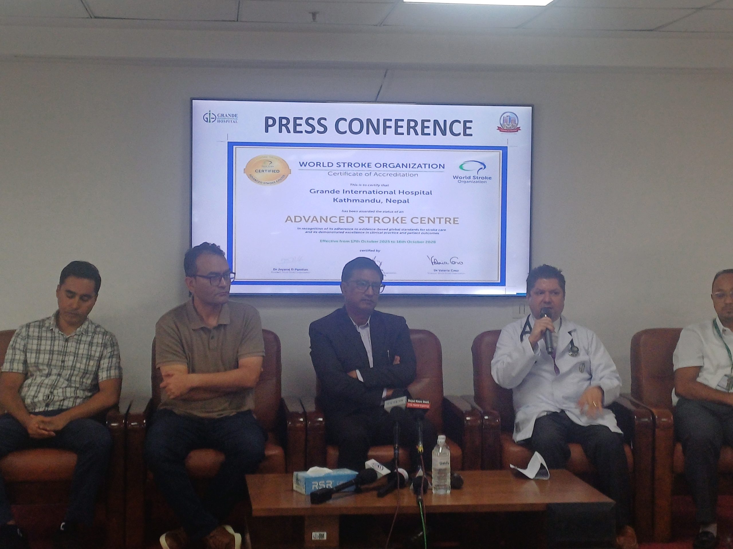 Grande Hospital Achieve First Advanced Stroke Centre in Nepal