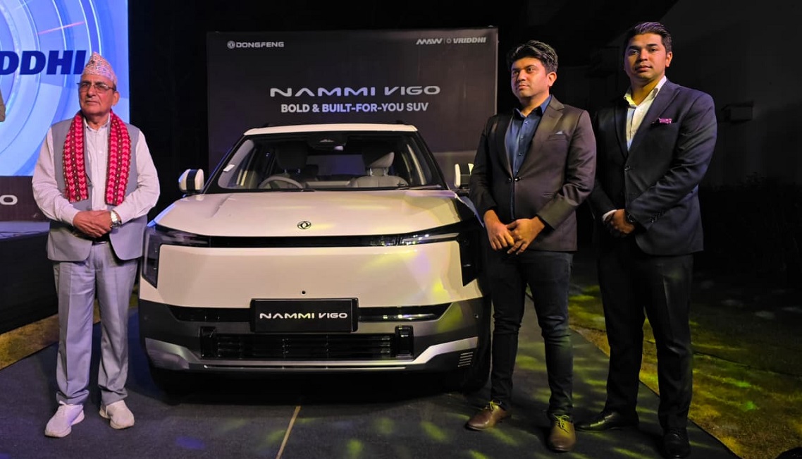 एमएडब्लू वृद्धि मोटर्सले बिर्तामोडमा सार्वजनिक गर्‍यो नयाँ नामी भिगो