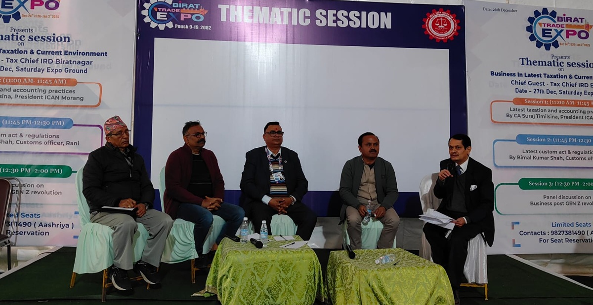 जेनजी आन्दोलनको असरले निजी क्षेत्र थप असुरक्षित बन्यो: उद्योगी व्यवसायी