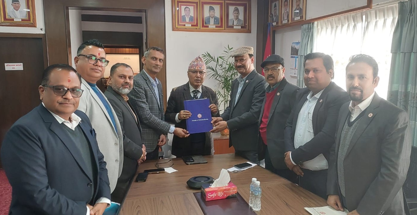 उद्योग संगठन मोरङका प्रतिनिधिले भेटे अर्थसहित तीन मन्त्री, दिए यस्ता सुझाव