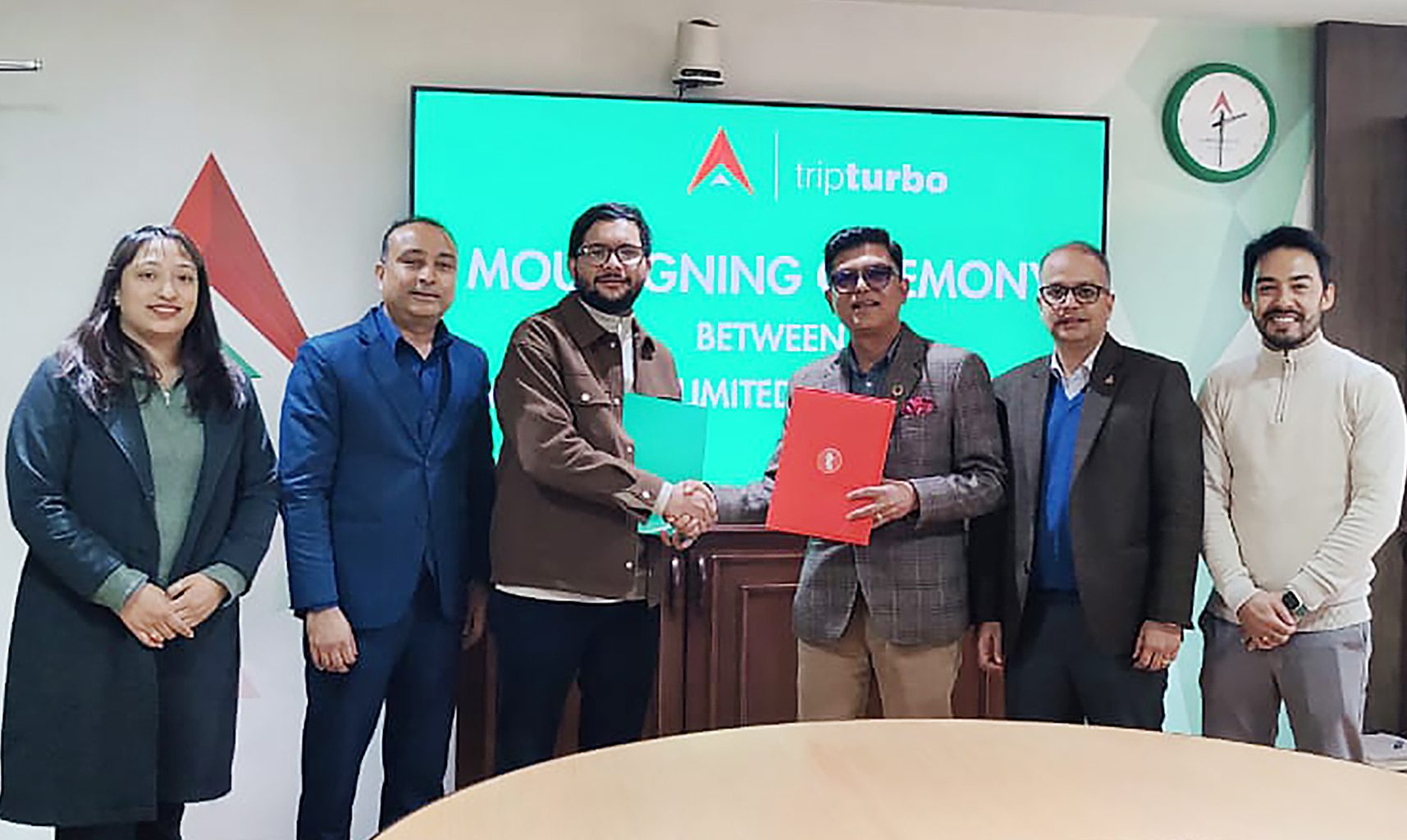 एपमार्फत यात्रा बुकिङ सेवा उपलब्ध गराउन ट्रिप टर्बो र नबिल बैंकबीच साझेदारी