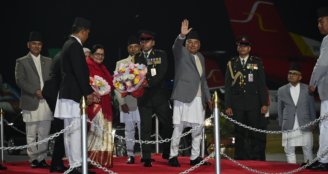 ३ दिने भ्रमणका लागि राष्ट्रपति पौडेल जापान प्रस्थान