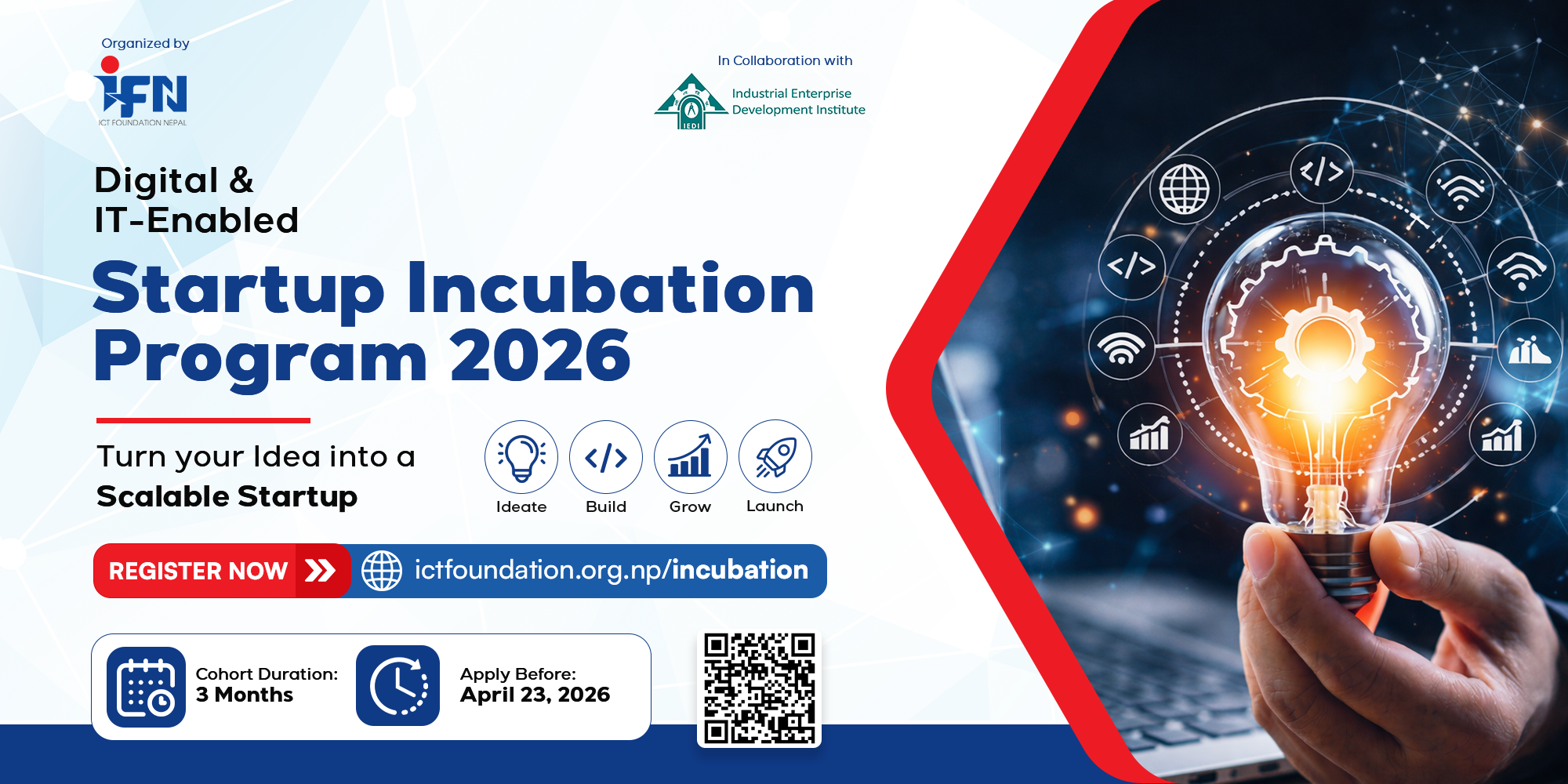 आईसीटी फाउन्डेसनद्वारा ५० स्टार्टअपलाई इन्क्युबेसन
