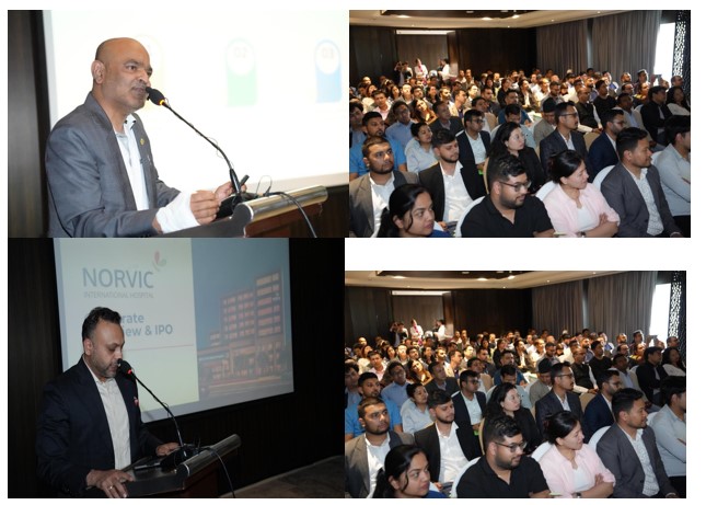 नर्भिक इन्टरनेशनल हस्पिटलको शेयर निष्काशन सम्बन्धी छलफल ‘रोड शो’ सफलतापूर्वक सम्पन्न