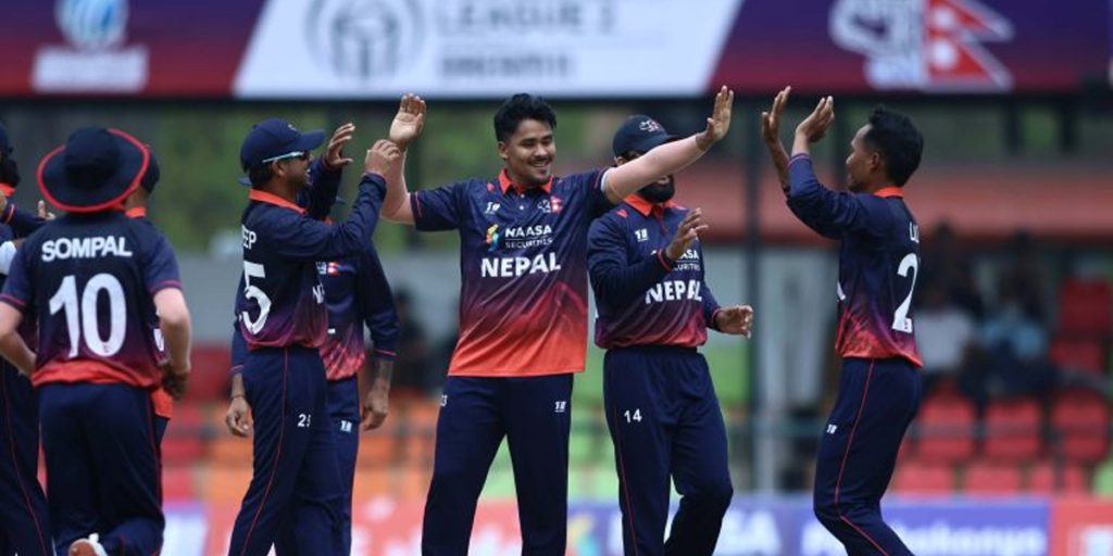 लिग २ क्रिकेटमा नेपाल र ओमान खेल्दै