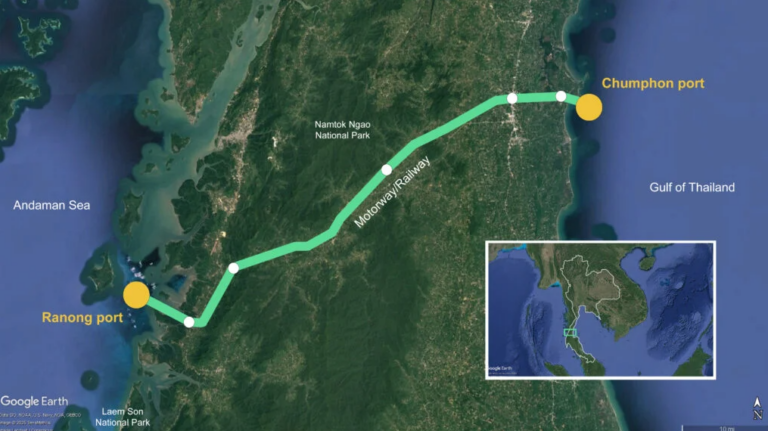 विश्व व्यापारको नक्सा नै बदल्ने गरी थाइल्यान्डले ल्यायो ल्यान्ड ब्रिज योजना