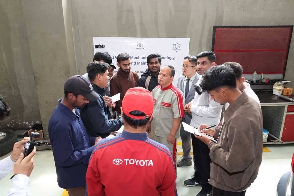 नाइमाको समन्वयमा हाइब्रिड सवारीसाधन मर्मतसम्बन्धी तालिम सम्पन्न