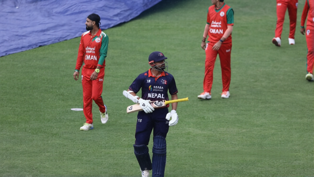 ओमानसँग नेपाल १ सय २ रनले पराजित