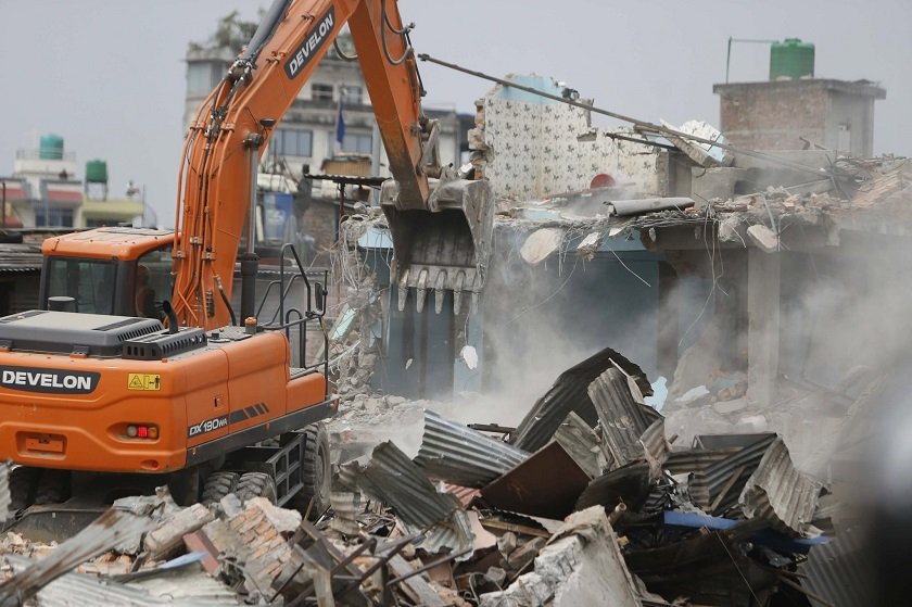 देशभर सञ्चालन गरियो अतिक्रमित संरचना हटाउने अभियान