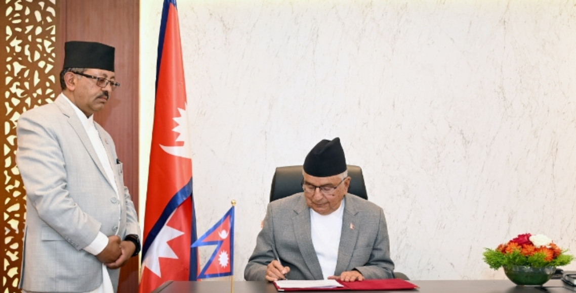 राष्ट्रपति पौडेलले गरे दुई विधेयक प्रमाणीकरण