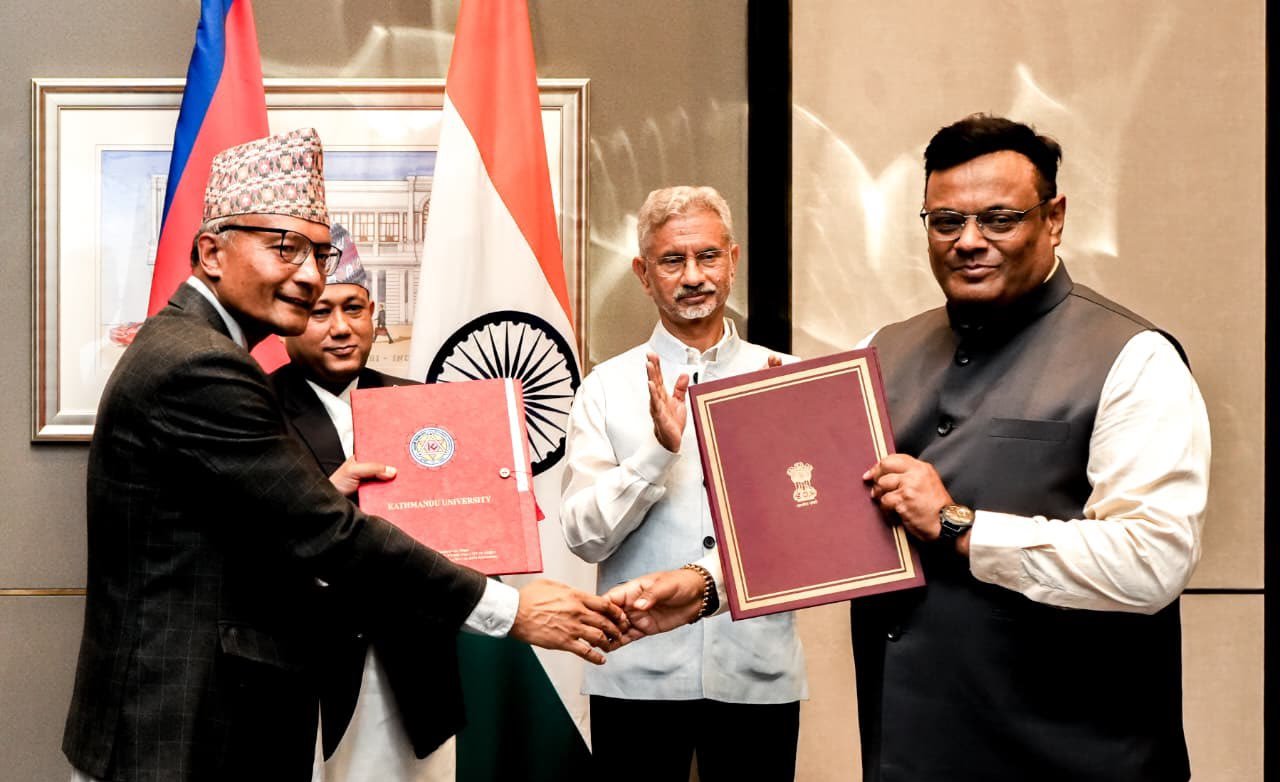परराष्ट्रमन्त्री खनाल र भारतीय समकक्षी जयशंकरबीच भटवार्तापछि तीनबुँदे घोषणा