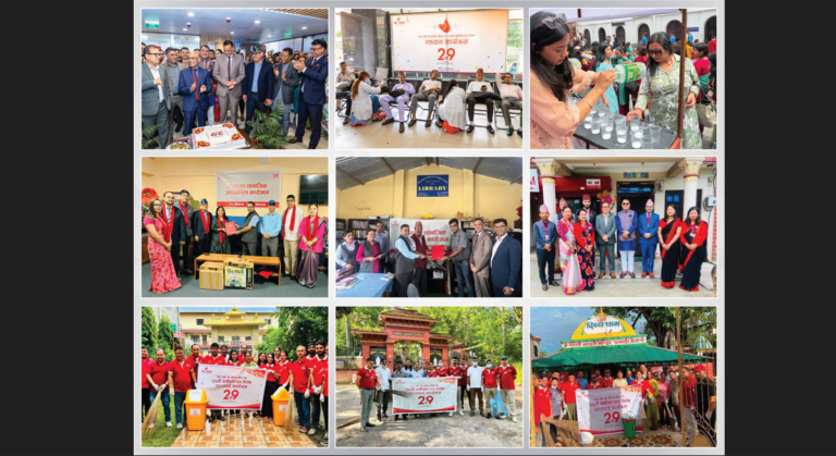 एनआईसी एशिया बैंक २९औं वर्षमा प्रवेश, सप्ताहव्यापी सामाजिक कार्यक्रम आयोजना