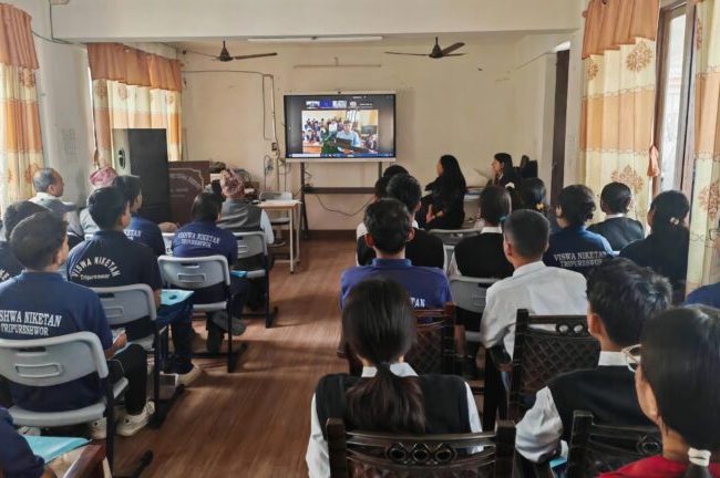 स्मार्ट शिक्षाको प्रवर्द्धन गर्न विश्व निकेतन माविसँग एसियाली विकास बैंक र ह्वावे नेपालको सहकार्य
