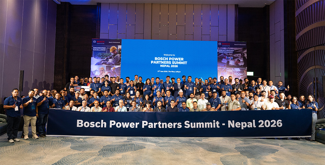 बोश नेपालले गर्‍यो पावर पार्टनर्स समिट, नवीन प्रविधि र उद्योग साझेदारीमा जोड